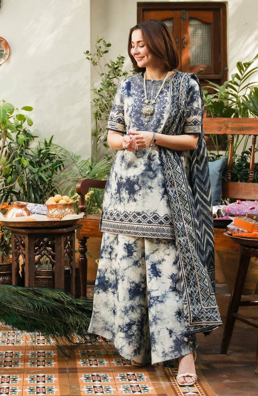 3 Piece - Embroidered Lawn Suit