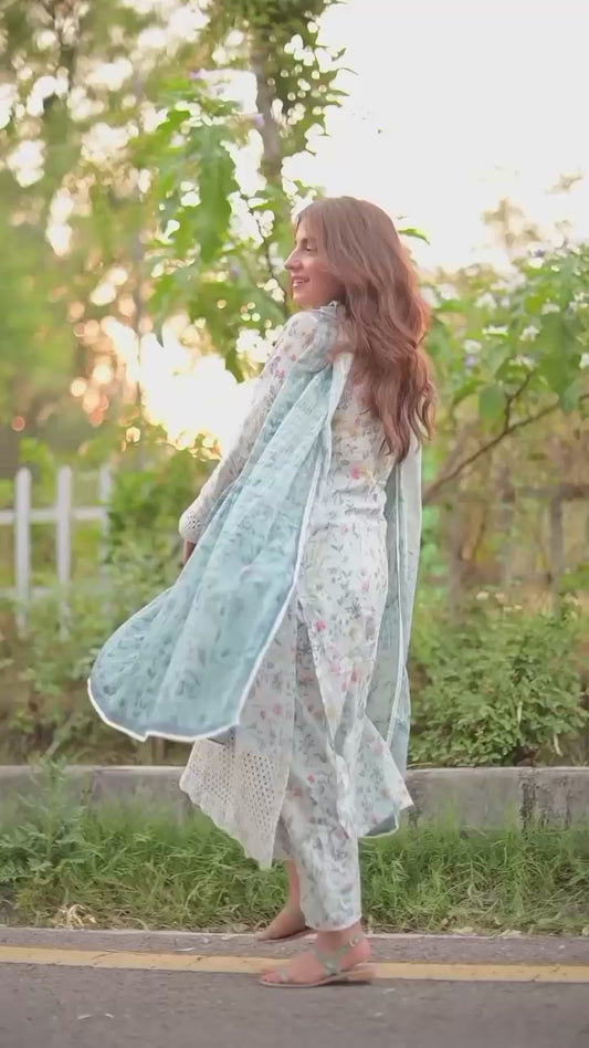 Daman Embroidery, Sleeves Printed Sleeves Full Heavy Embroidery Patch | SUMMER COLLECTION 2025